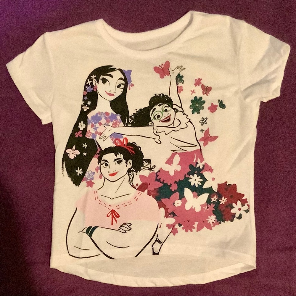 Encanto Tshirt bundle - sizes (white and light pink 2T & dark pink 3T) Maribel